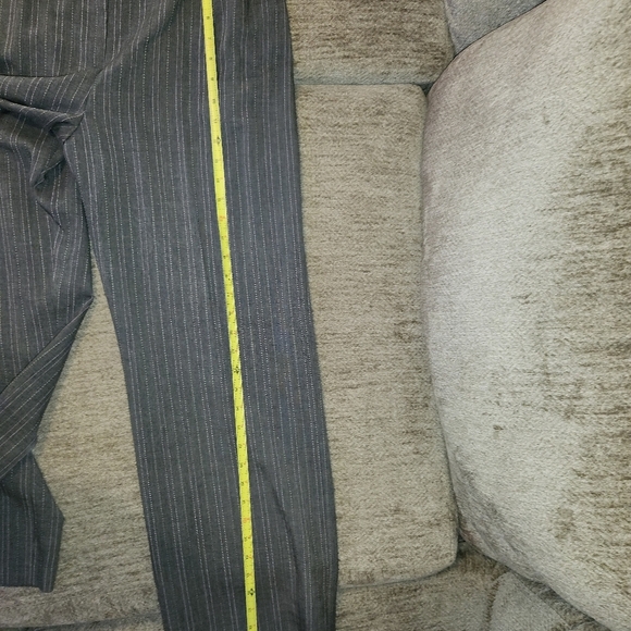 Sag Harbor Gray Pinstripe Dress Pants - Picture 5 of 7